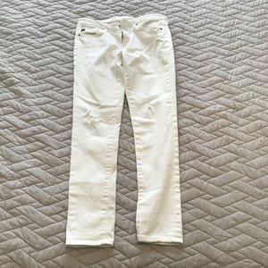 White AG Jeans Legging Ankle Sz28